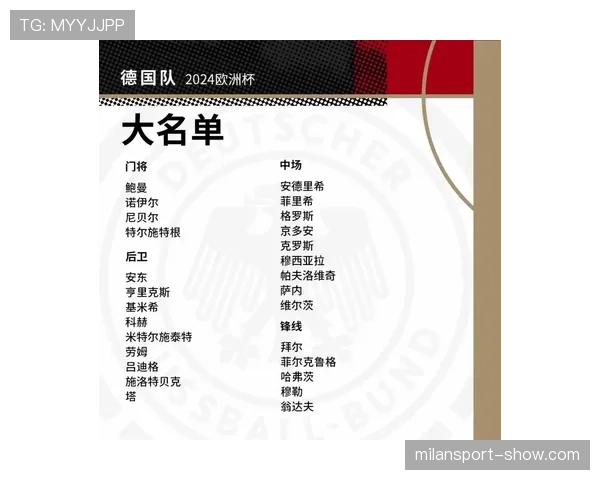 德国队2026世界杯阵容预测：谁将接班诺伊尔和穆勒成为新一代核心